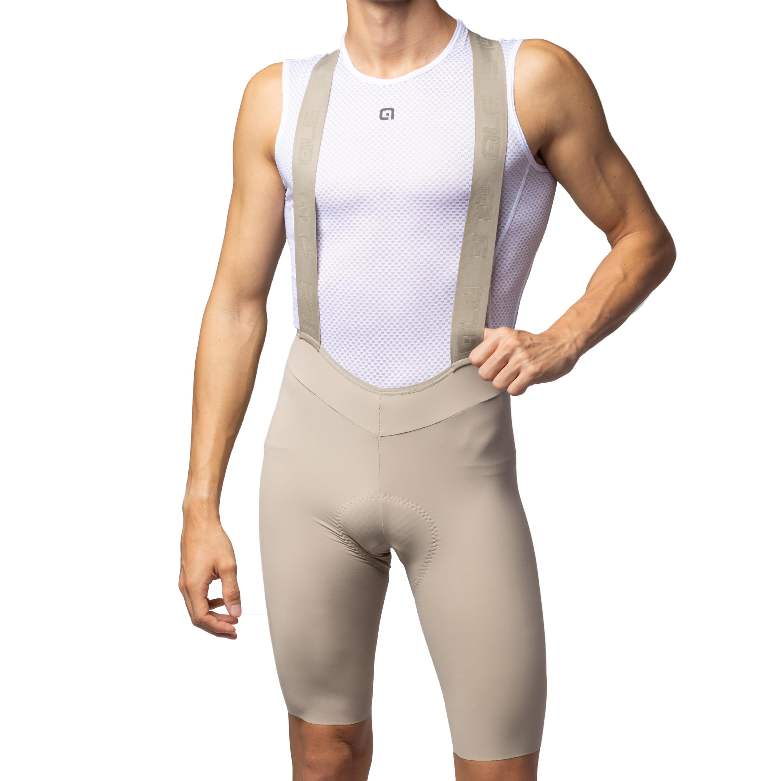Alé Cycling Men's PR.E Master 2.0 Bib Shorts, Sand, L