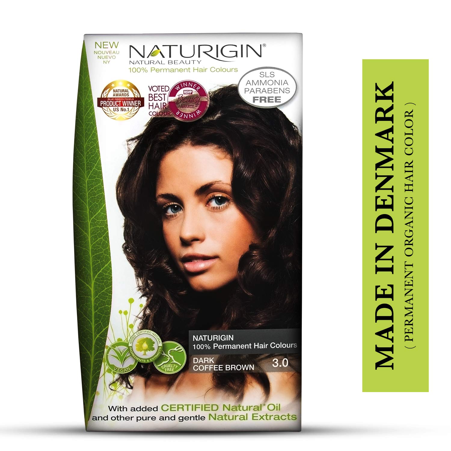 Naturigin Organic Beauty Permanent Hair Color, 115ml (Dark Coffee Brown 3.0) Naturigin Organic Beauty Permanent Hair Color, 115ml (Dark Coffee Brown 3.0)