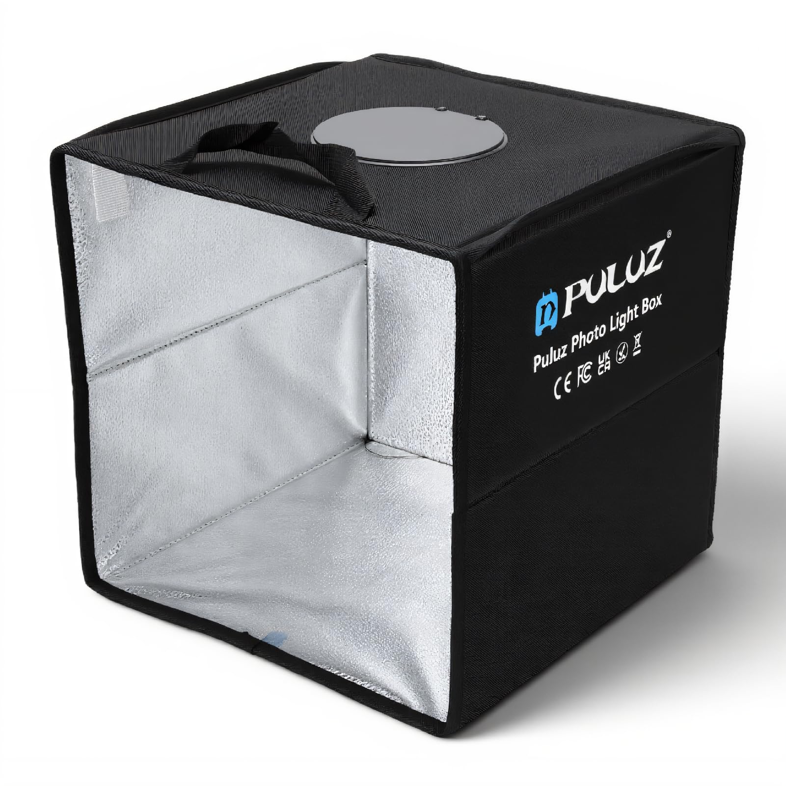 Caja de Luz de Fotografía Regulable, Caja de Estudio Fotográfico de 120 Cuentas de Luz con 6 Fondos, Carpa de Exhibición de Productos Portátil Plegable
