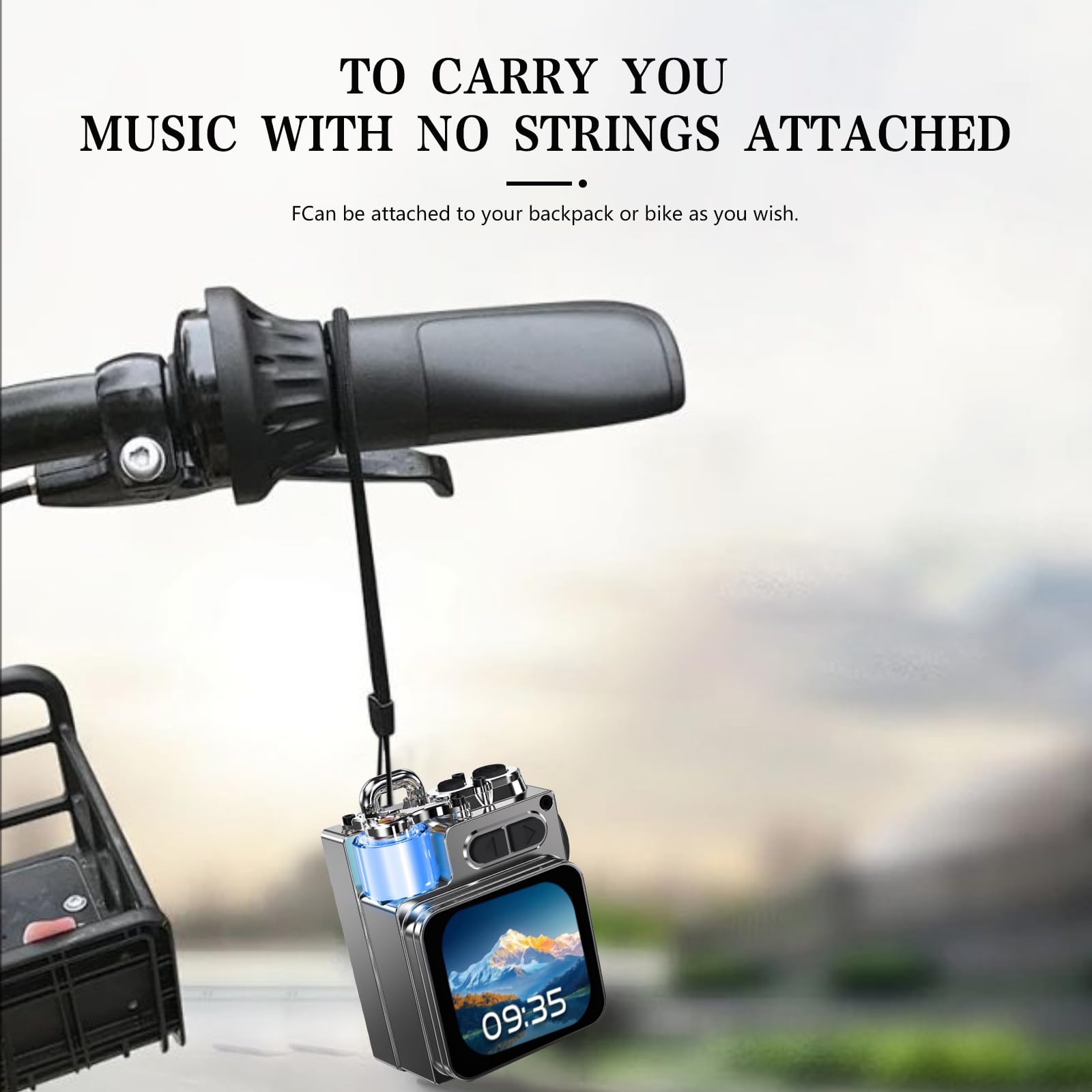 bosta Altavoz Bluetooth portátil con pantalla táctil, emparejamiento estéreo inalámbrico, mini altavoz resistente de viaje al aire libre, aspecto salvaje de metal, para viajes, hogar, ducha, fiesta