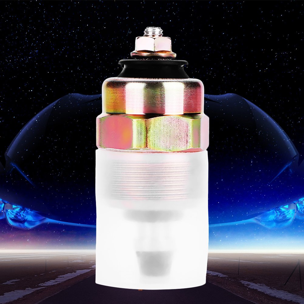 Akozon Válvula de interruptor de solenoide de apagado de combustible de apagado de automóvil 12V para 0330001015