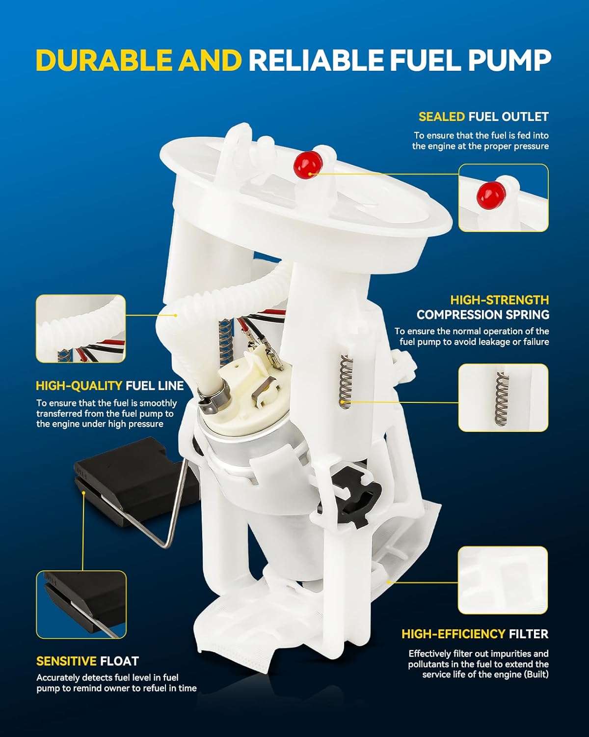 PHILTOP FG0415 Electric Fuel Pump Assembly for BMW 3 Series 323Ci/323i/325Ci/325i/325xi/328Ci/328i/330Ci/330i/330xi 1999-2006 – Direct Replacement, BMW Make - Image 3