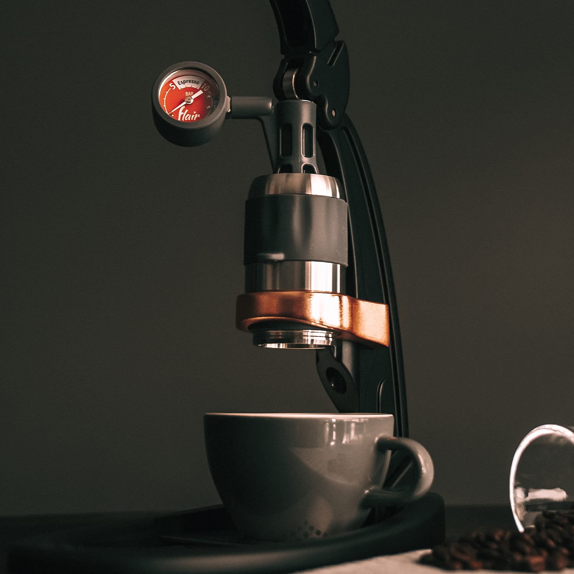 Flair Espresso Maker PRO 2 (Black) An all manual lever espresso maker
