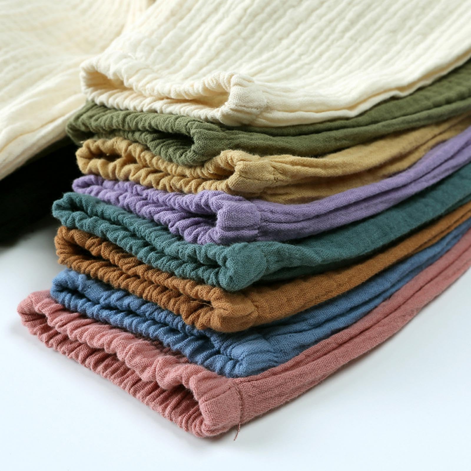 Pantalones Largos de Lino Harem para Niñas y Niños Verano Neutros