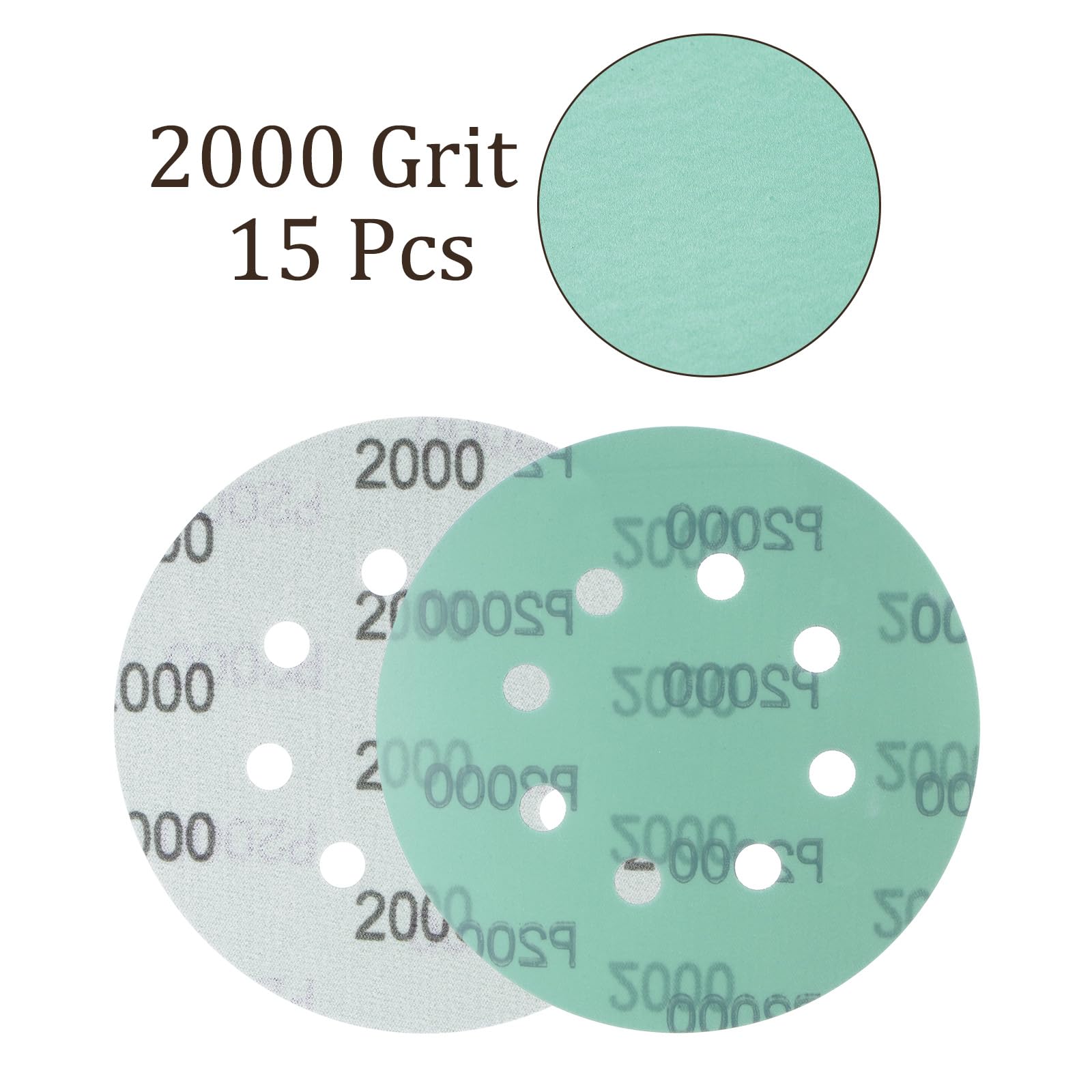 Kozelo 15pcs Green Film Sanding Discs - Image 4