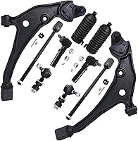 Vista 47 de Detroit Axle - Kit de suspensión delantera RWD de 10 piezas para Chevy GMC Silverado Sierra 1500 1999-2006, 2 brazos de control superior, 2 rótulas