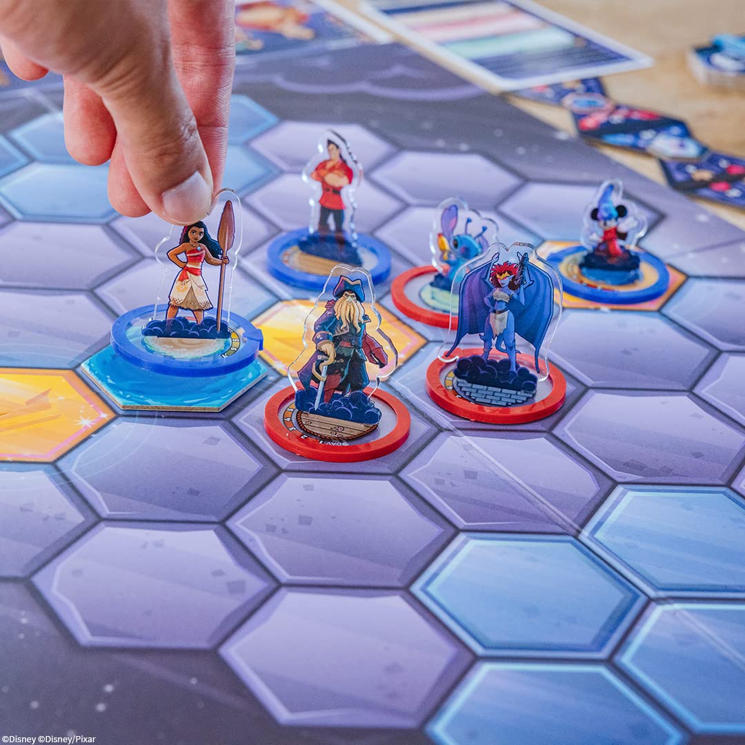 USAOPOLY Disney Sorcerer’s Arena: Epic Alliances Turning The Tide Expansion | Featuring Davy Jones; Moana; and Stitch | Officially-Licensed Disney Strategy & Family Board Game