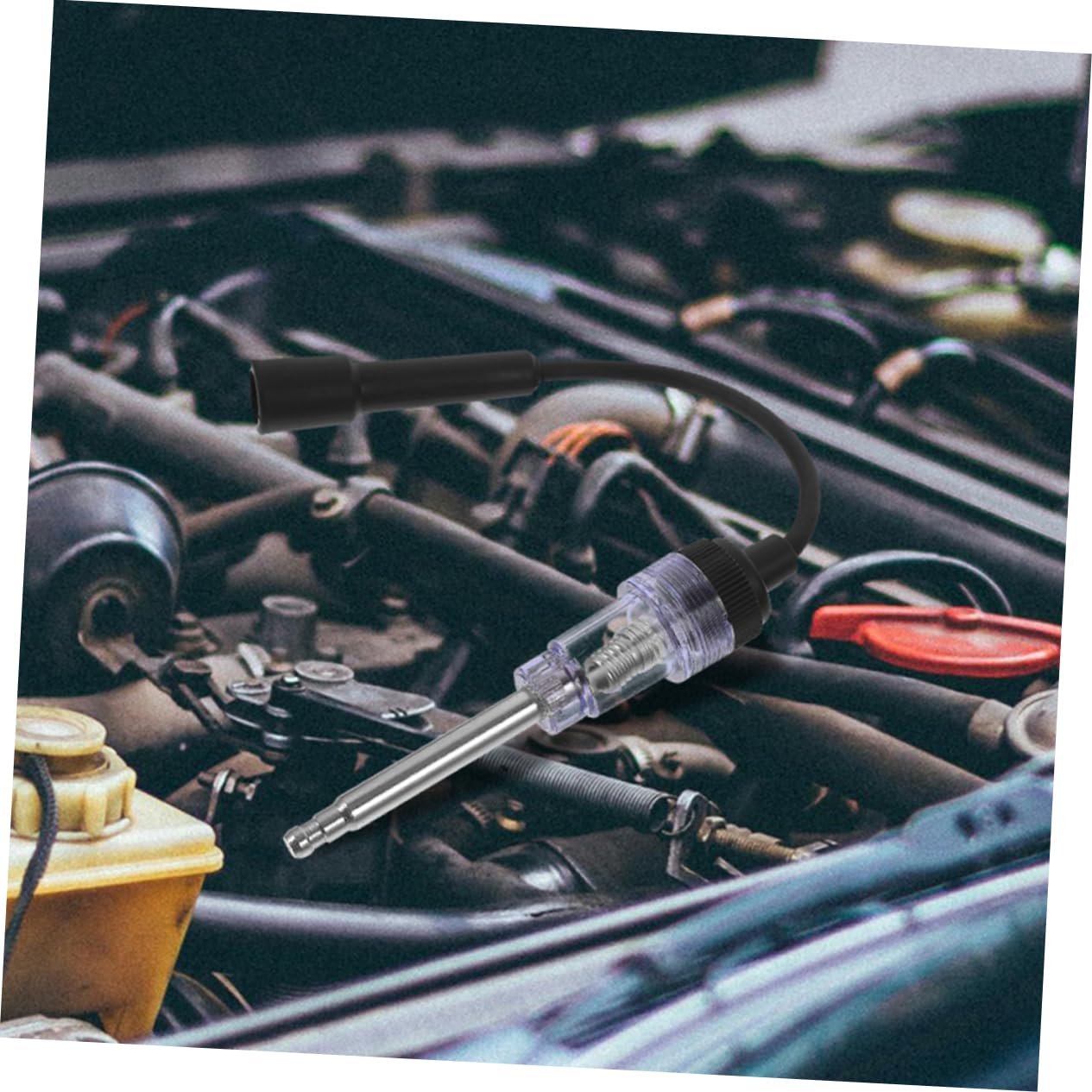 Mobestech 5 Juegos Probador De Encendido De Automóvil Sonda Automática Probador De Bujías En Línea Probador De Chispa De Motor Probador De Automóvil Probador De Compresión 2 piezas x 5
