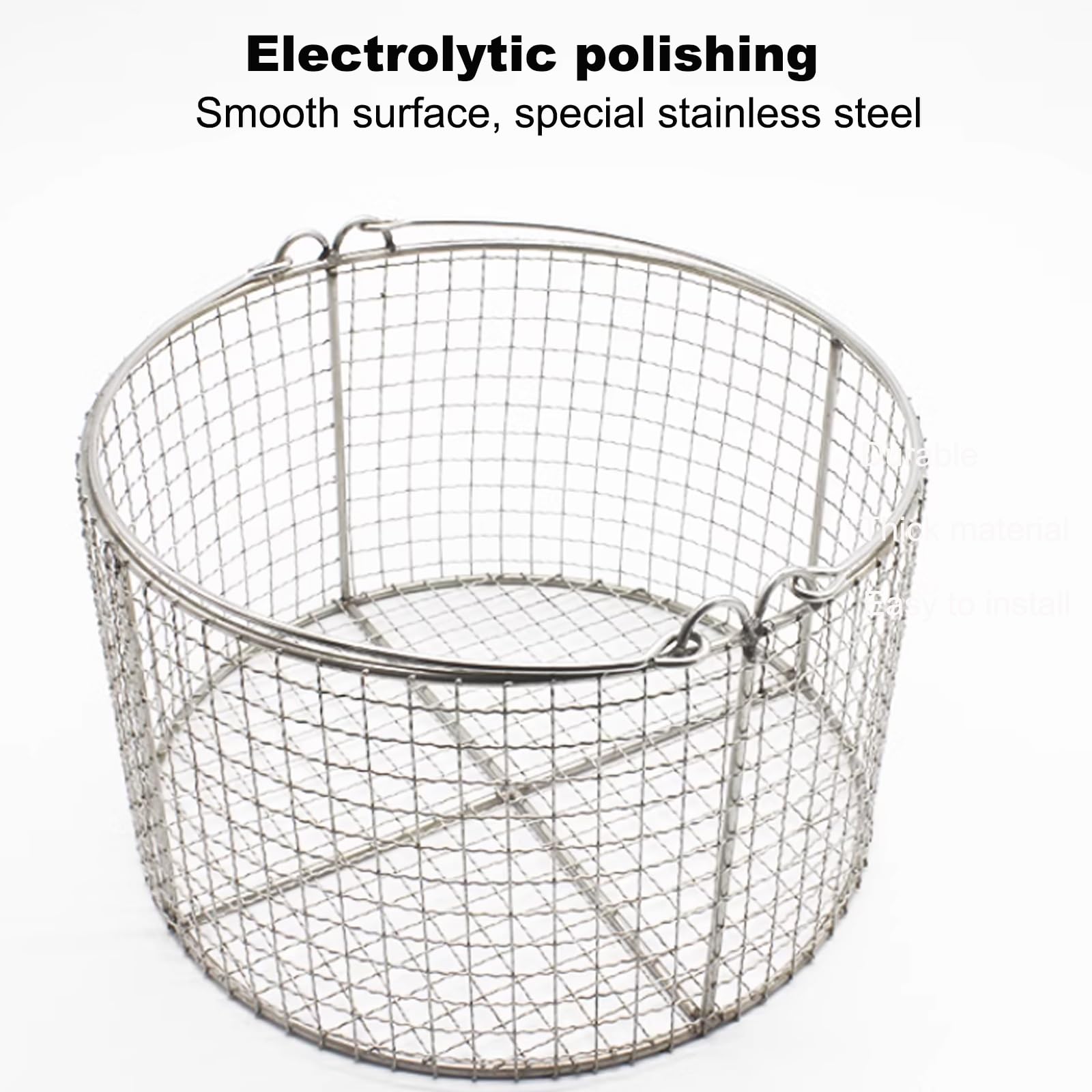 Edelstahl-Sterilisationskorb und Lebensmittelschale, perforiertes Netz-Design für effiziente Reinigung, ideal für Laboratorien, Krankenhäuser und Zahnkliniken
