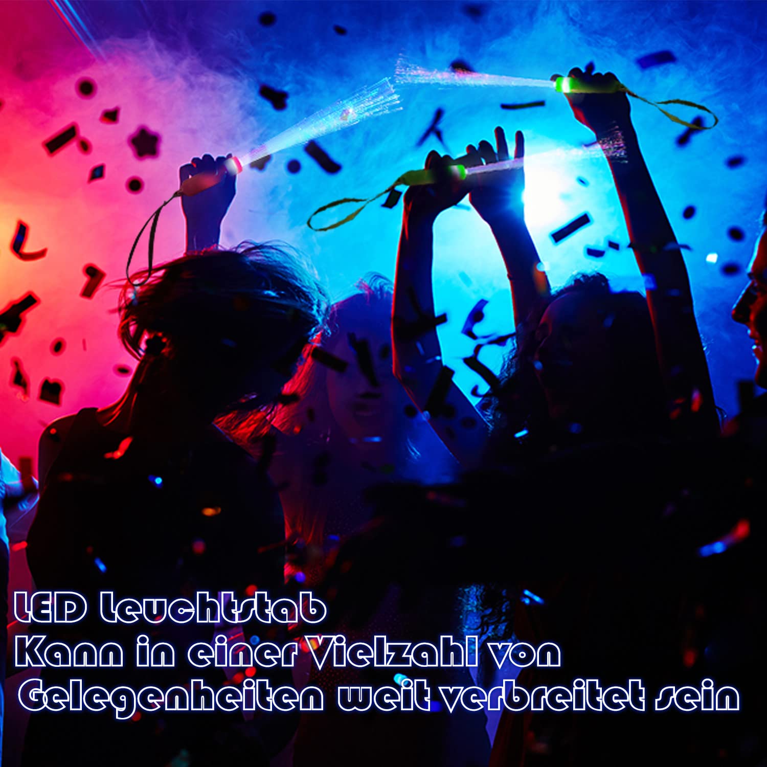 Juego de 60 barras luminosas para fiestas infantiles, con 3 modos de luz, para fiestas, conciertos, eventos, cumpleaños, bodas (60 unidades)