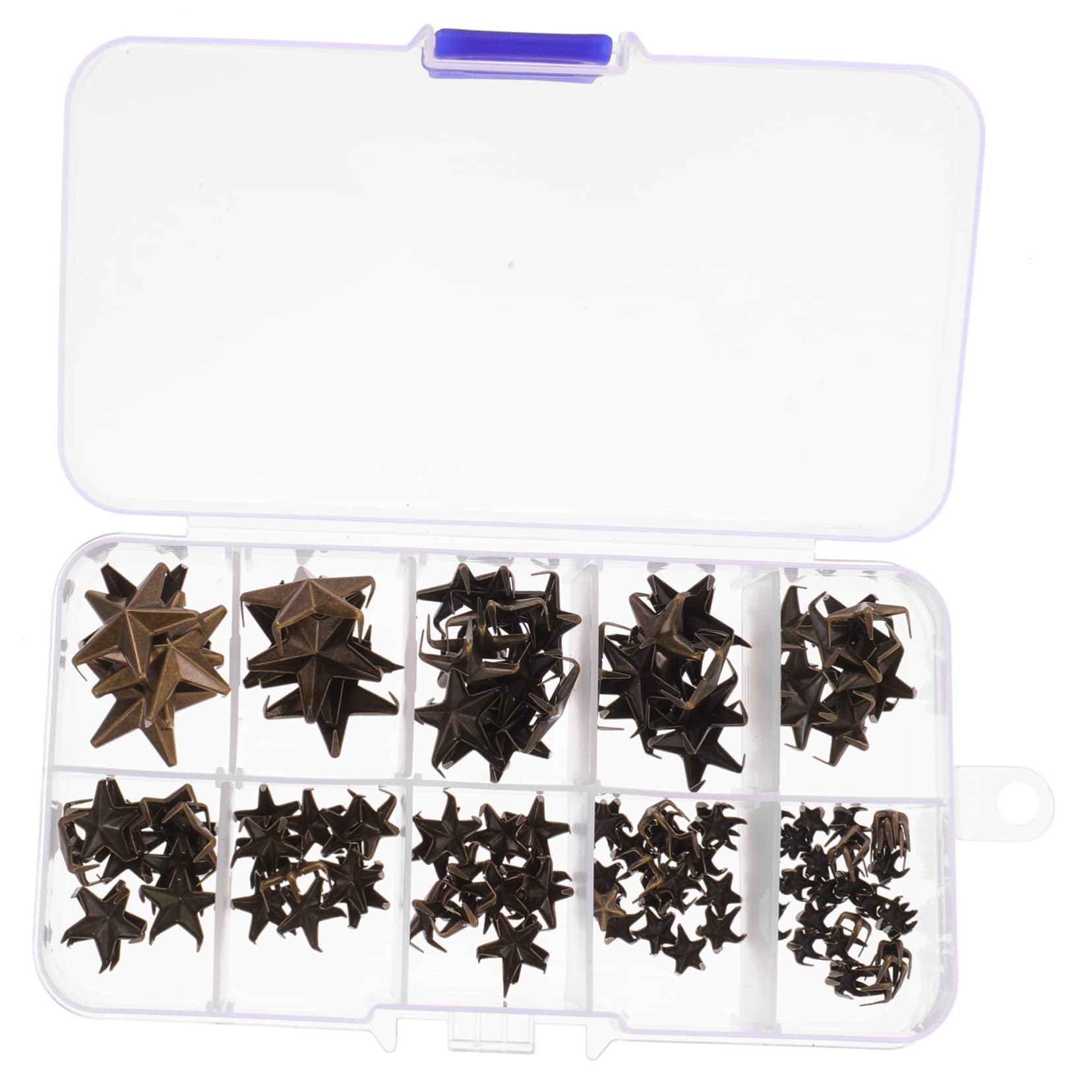 SHINEOFI 600piezas Remaches De De Metal Para Bricolaje Decoración De Ropa Zapatos y Accesorios De Punk Antiguo