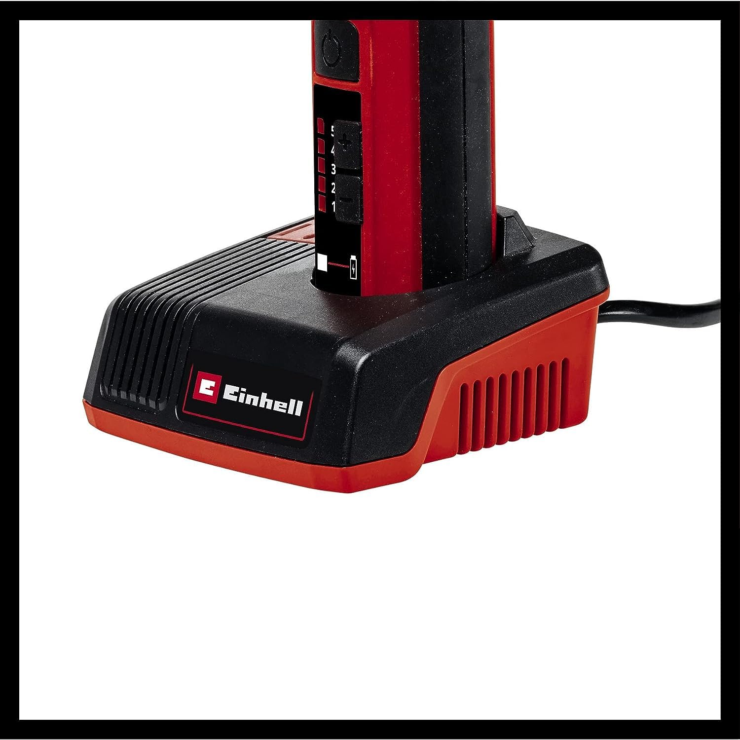 Einhell Akku-Schleif-/Gravur-Werkzeug TE-MT 7,2 Li (Lithium-Ionen, 7,2 V-Akku, Drehzahlelektronik, Arretierknopf, LED-Leuchtring, inkl. Ladestation, 57-tlg. Zubehörset + Box)