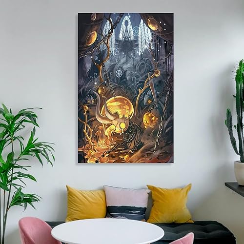 Miniatura 6 de SNKB Póster de caballero hueco, pintura decorativa, lienzo, arte de pared, para sala de estar, dormitorio, 08 x 12 pulgadas (7.9 x 11.8 in)