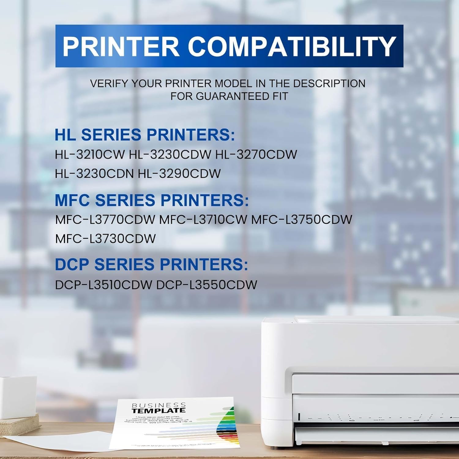 1 Pack TN223 Cyan Toner Cartridge High Yield Compatible TN223 Replacement for Brother MFC-L3770CDW L3710CW L3750CDW HL-3210CW 3270CDW 3290CDW DCP-L3510CDW L3550CDW Printer