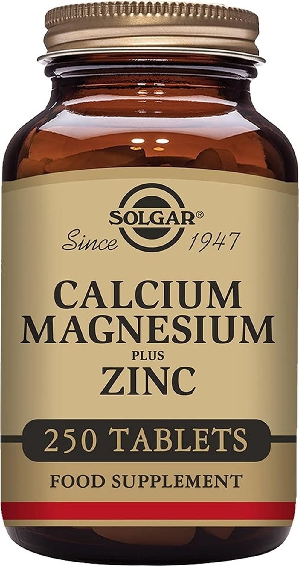 Solgar Calcium Magnesium Plus Zinc Tablets 250