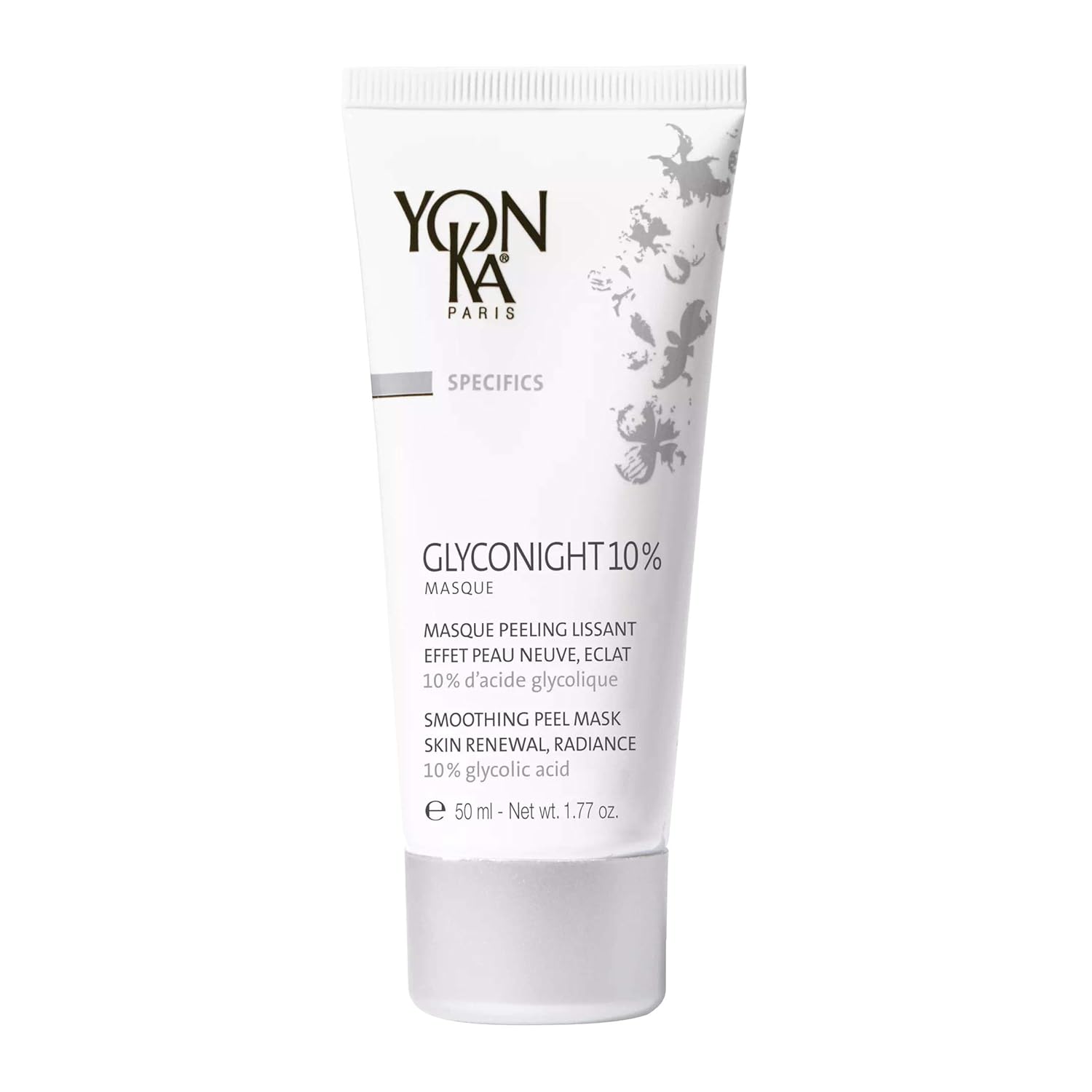 Yon-Ka Glyconight 10% Peel Masque (50ml/1.77 oz) Anti-Aging Face Mask, Skin Renewal for Wrinkles and Pore Reduction with Glycolic Acid