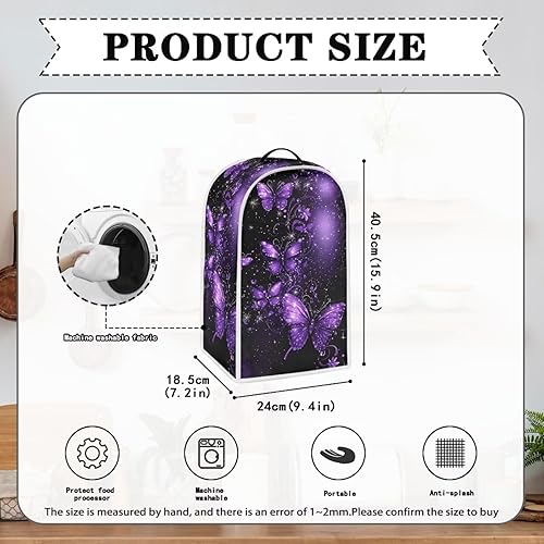 Vista 150 de doginthehole Hummingbird Blender Covers for Kitchen, Washable Appliance Covers Anti Fingerprint Stain Resistant Polyester Blender Dust Cover