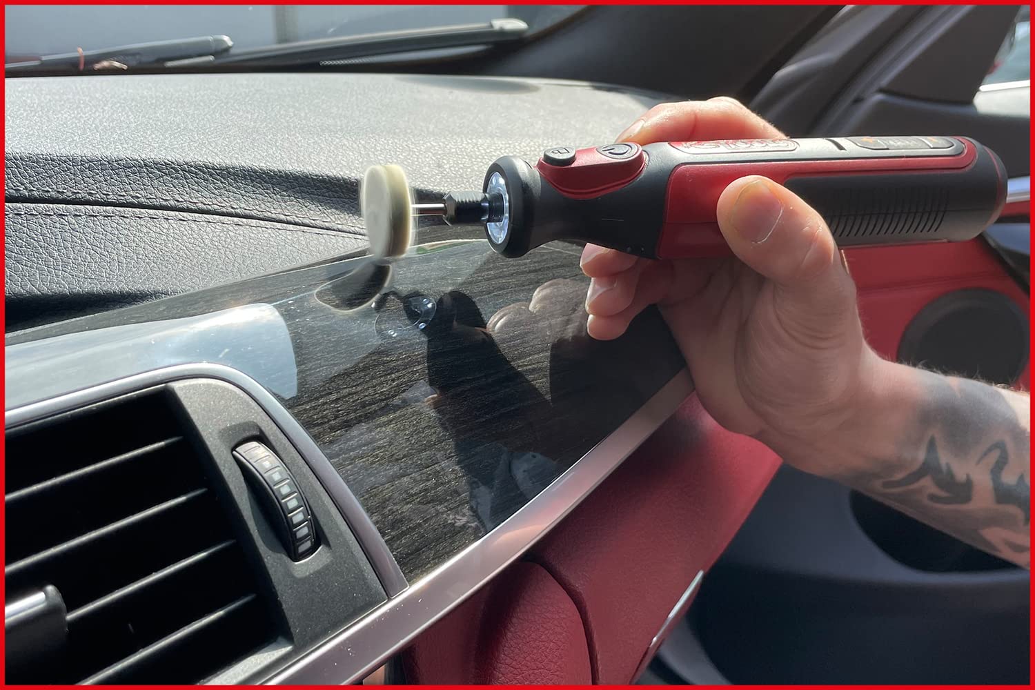 KS TOOLS Ponceuse à tige (batterie) 515.3990