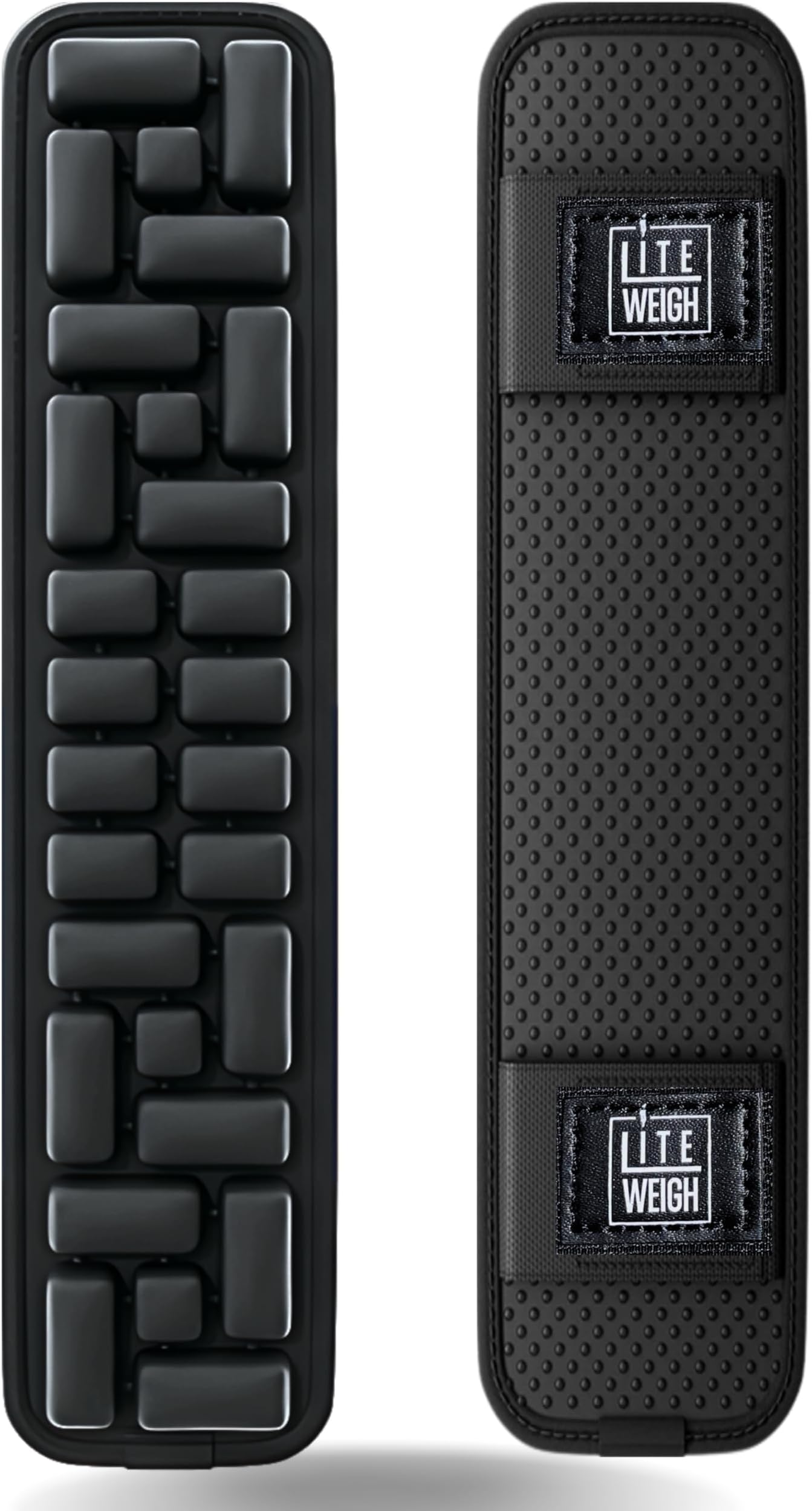 - LITEWEIGH AIRBAG Shoulder Strap Pad | Ergonomic, Air Suspension Technology | Reduce Shoulder Strain by 30% | Adjustable Anti-Skid Design | Perfect for Backpacks, Cameras & More |34cm| Pack Of 1(Black)
