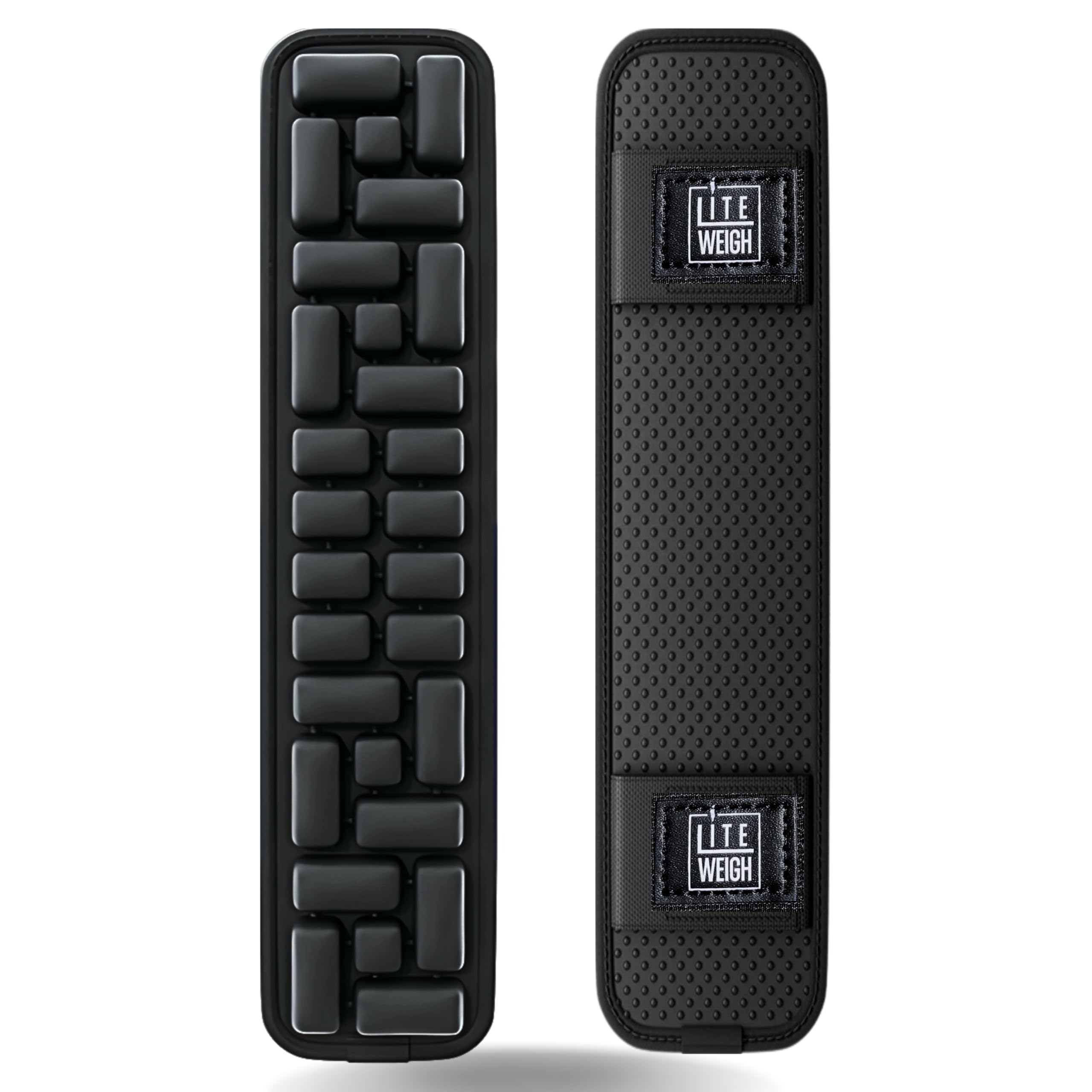 lite weigh LITEWEIGH AIRBAG Shoulder Strap Pad | Ergonomic, Air Suspension Technology | Reduce Shoulder Strain by 30% | Adjustable Anti-Skid Design | Perfect for Backpacks, Cameras & More |34cm| Pack Of 1(Black)-picture-44