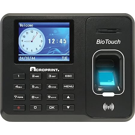 Amazon.com: Acroprint BioTouch Self-Contained Automatic Biometric ...