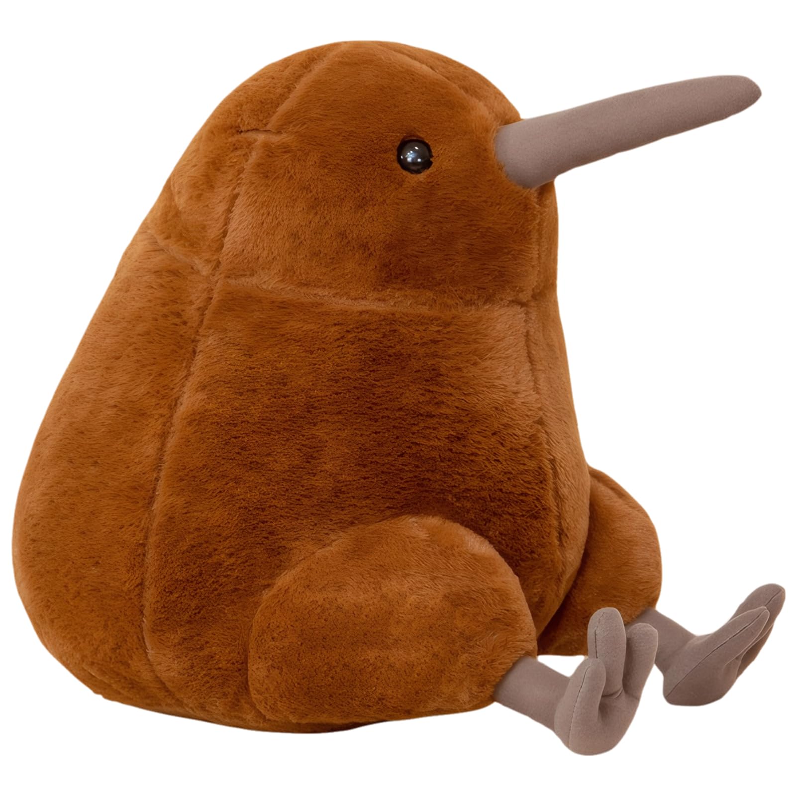 Kiwi Bird Stuffed Animal Realistic Giant Kiwi Bird Plush Toy Lifelike Furry Plushie Pillow Cute Fluffy Huge Jumbo