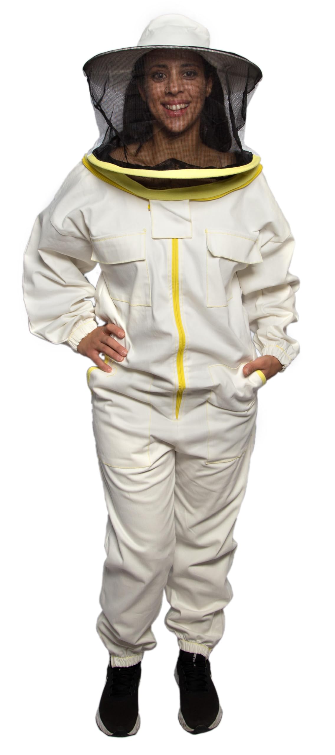 Humble Bee 410 polykatoen imkerpak met ronde sluier, XXL