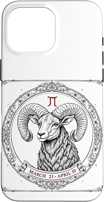 Aries zodiac sign art Case for iPhone 16 Pro Max