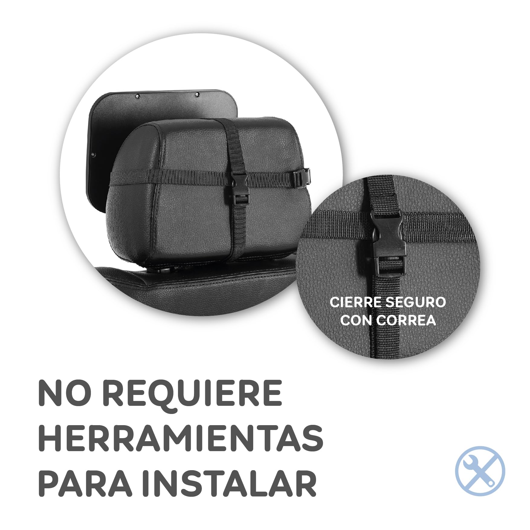 Ms - Espejo de coche para Bebé CON LUZ - Mando a distancia y rotación 360º con Caja Regalo - Instalación Universal
