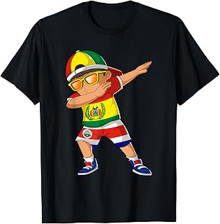 Half Bolivian Half Costa Rican Boy Bolivia Costa Rica Flag T-Shirt