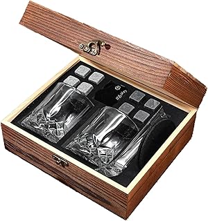 Whiskey Glasses Sets, Wooden Box Drinking Collection, Unique Glass Drinking Set, Engraved Whiskey Glasses, Luxury Barware ...