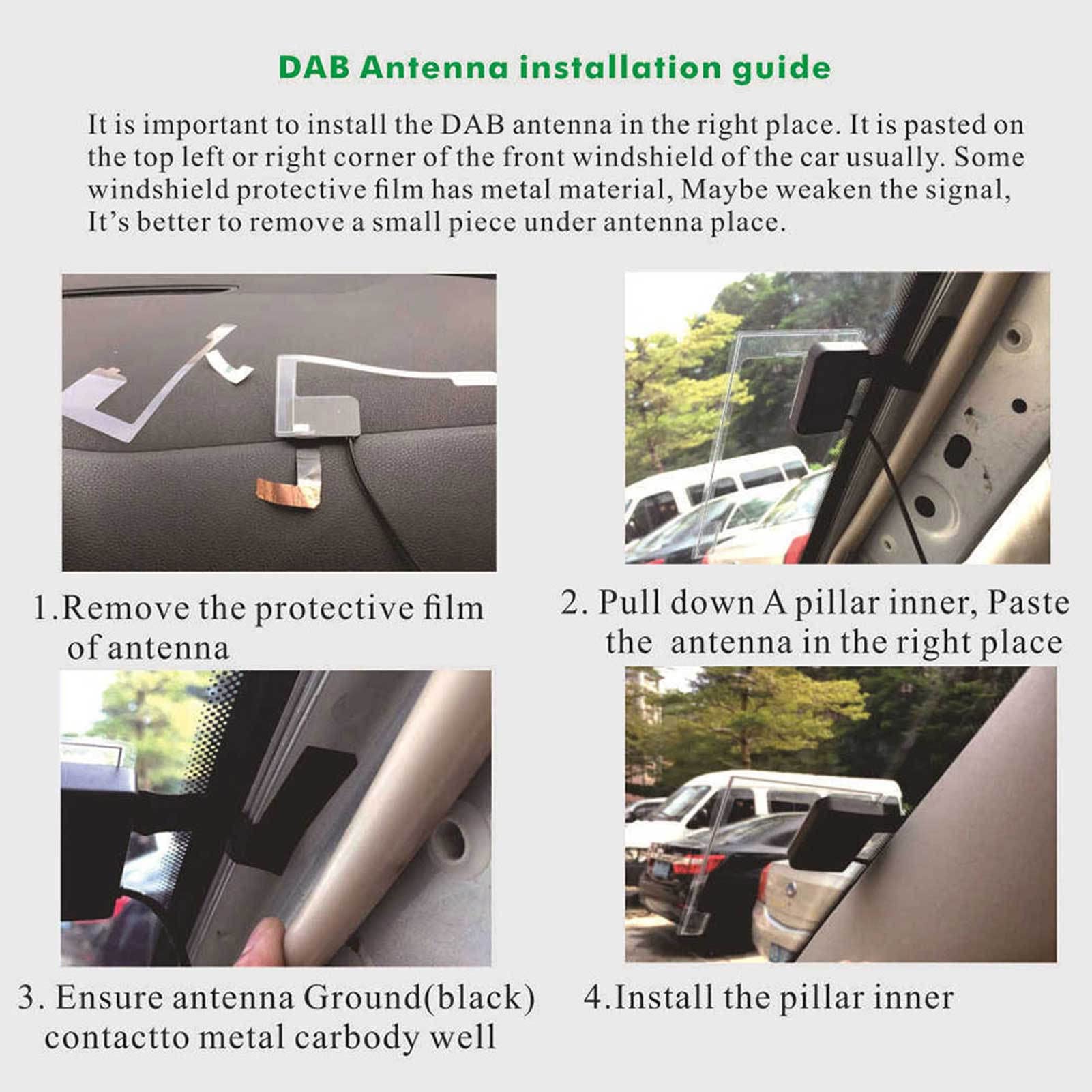 Antena de radio para coche, cable de extensión de antena de radio