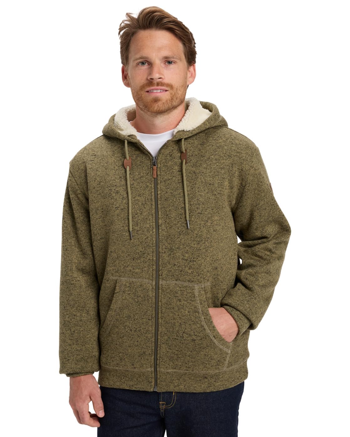 Quiksilver Fleece sweater KELLER SHERPA Men's Beige S