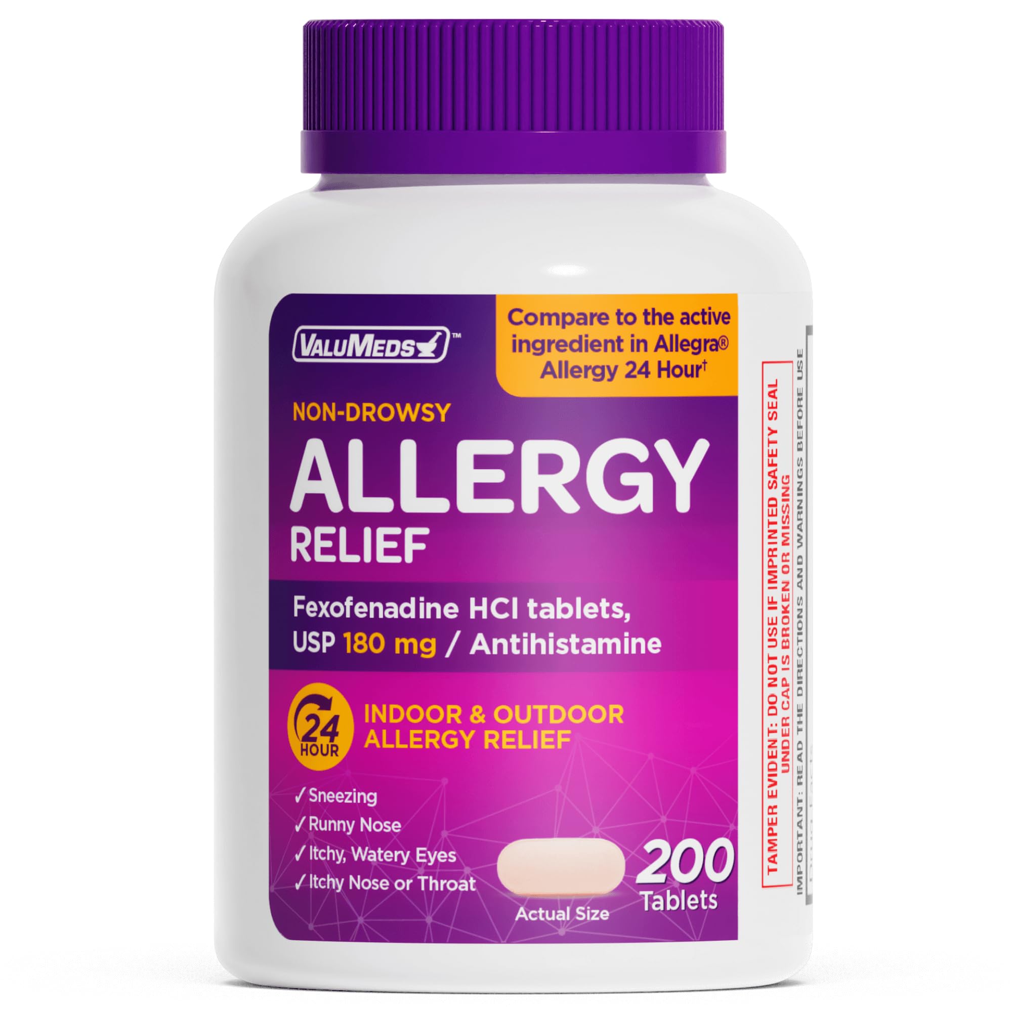 ValuMeds Fexofenadine 200-Count