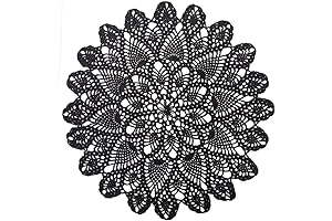 Phantomon Round Doilies for Tables: Exquisite Handmade Lace Elegance