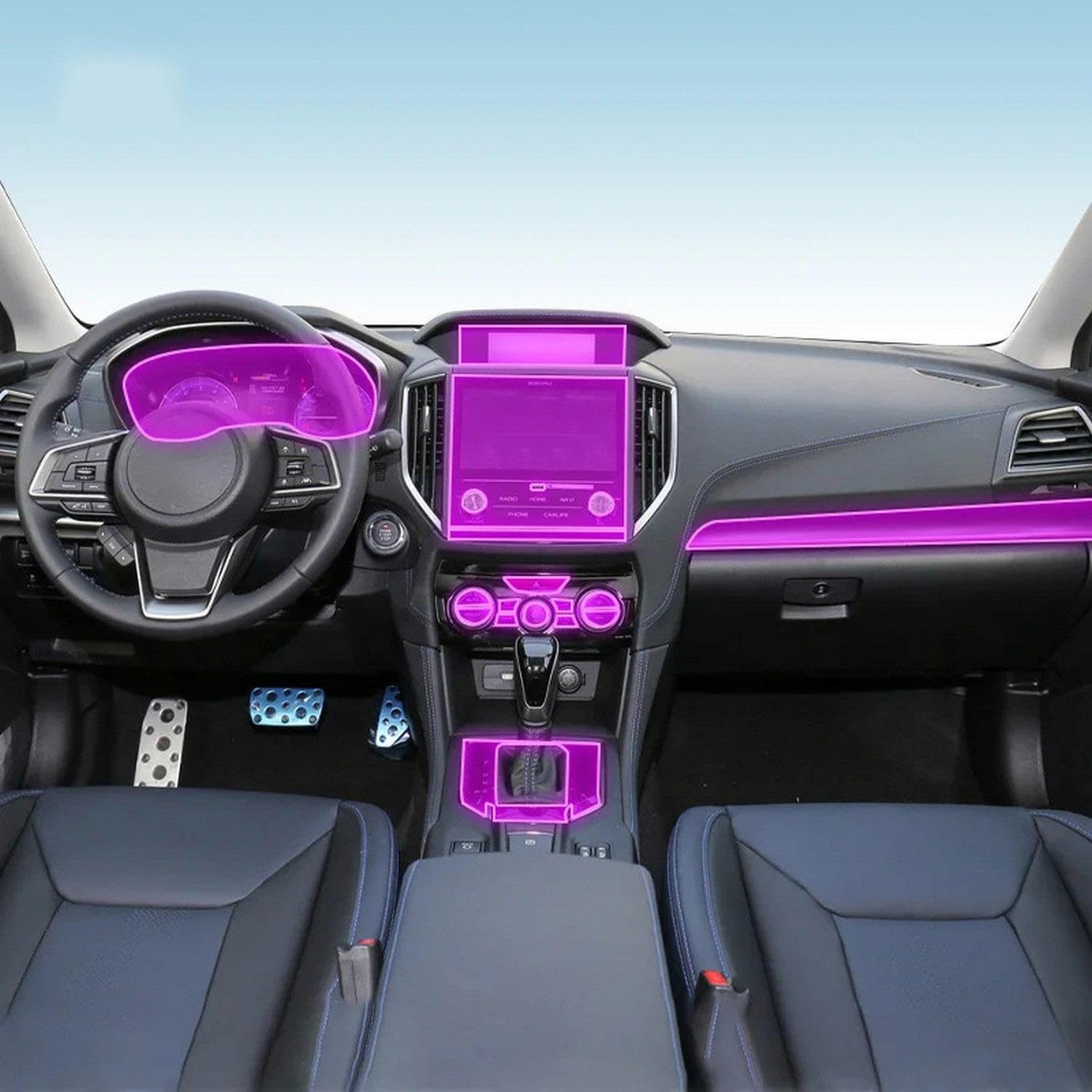 Film de protection en TPU pour Subaru VX CROSSTREK 2018-2022 écran console