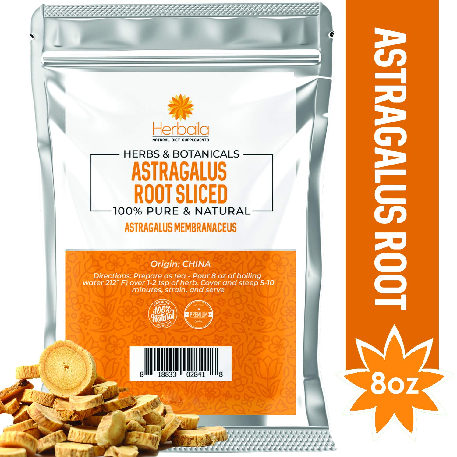 Buy Astragalus Root Sliced, 8 oz, Immune Booster, Relieves igue, Anti