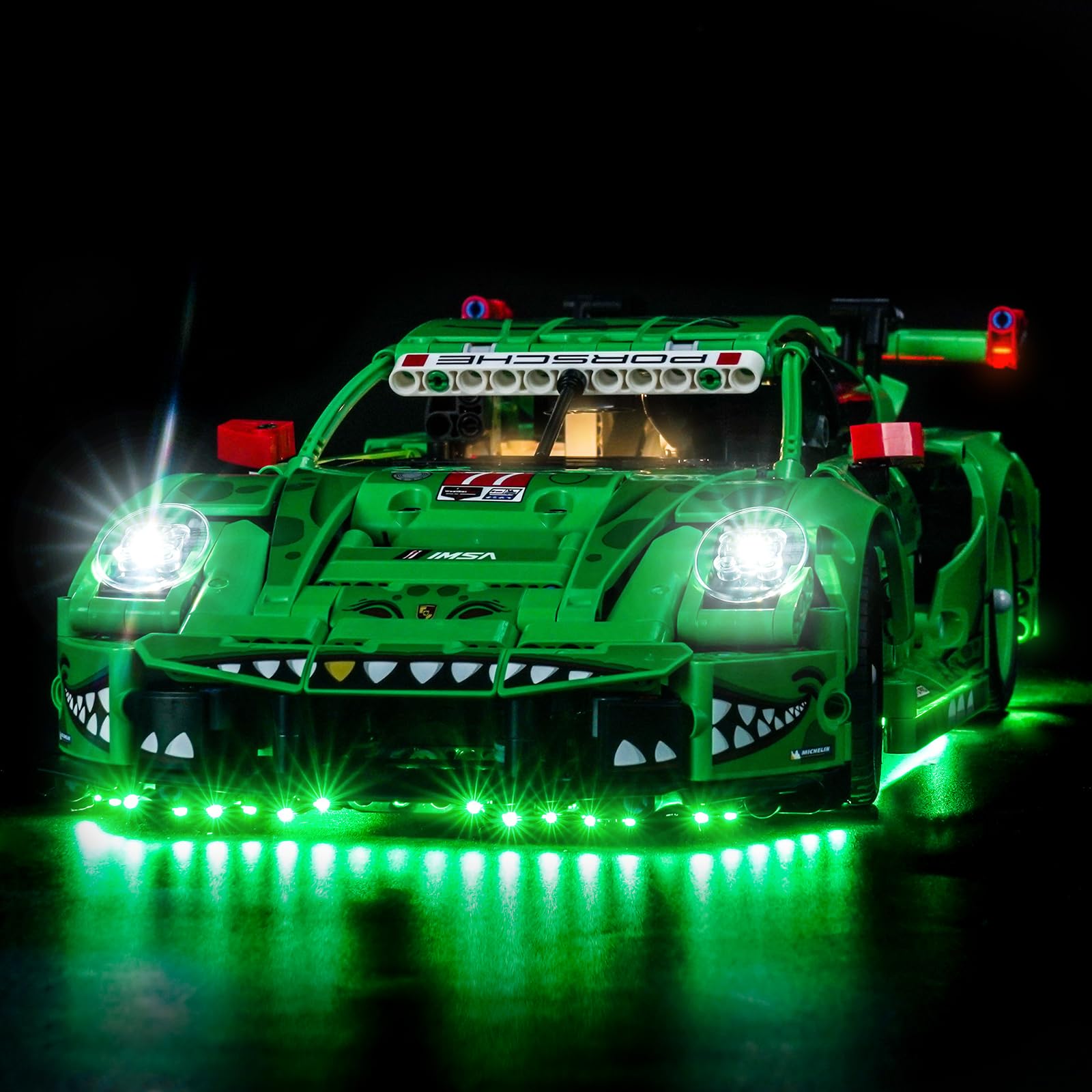 Light Kit Compatible with Lego 42224 Porsche 911 GT3 R REXY AO Racing Car (No Model)
