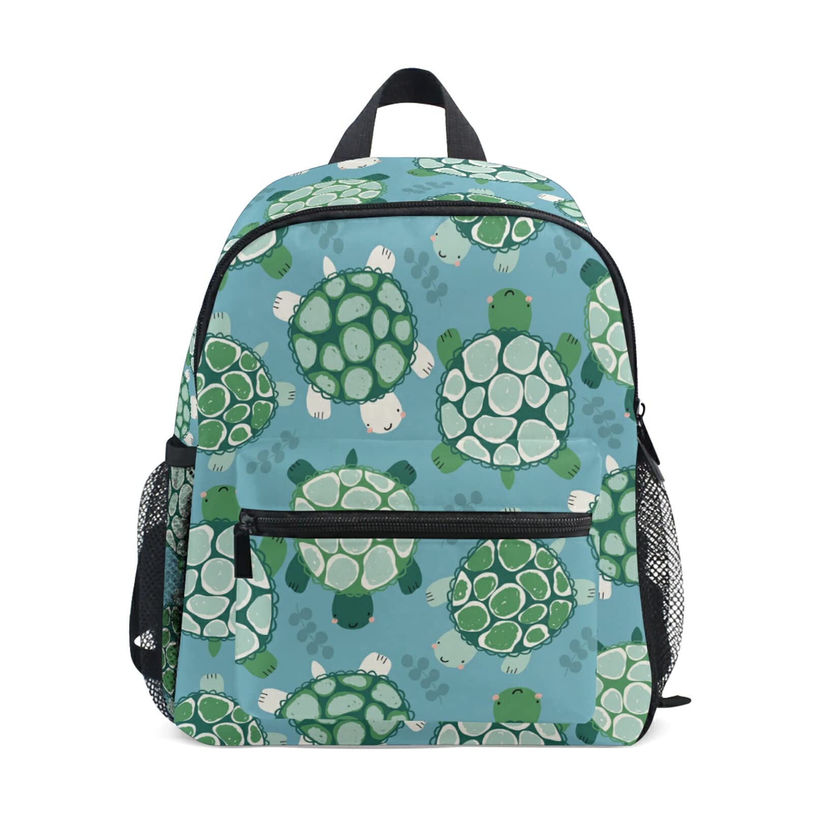 Kids Backpack for boys Turtle Tortoise Cute Toddler Bags Children Preschool Kindergarten Small Chest Strap 3-8 Years Old