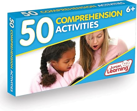 Junior Learning JL355 50 Comprehension Activities, Multi, Medium