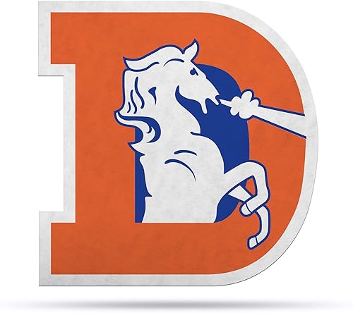 Rico Industries Banderín de fútbol americano de la NFL con corte retro, decoración del hogar y la sala de estar, fieltro suave EZ para colgar