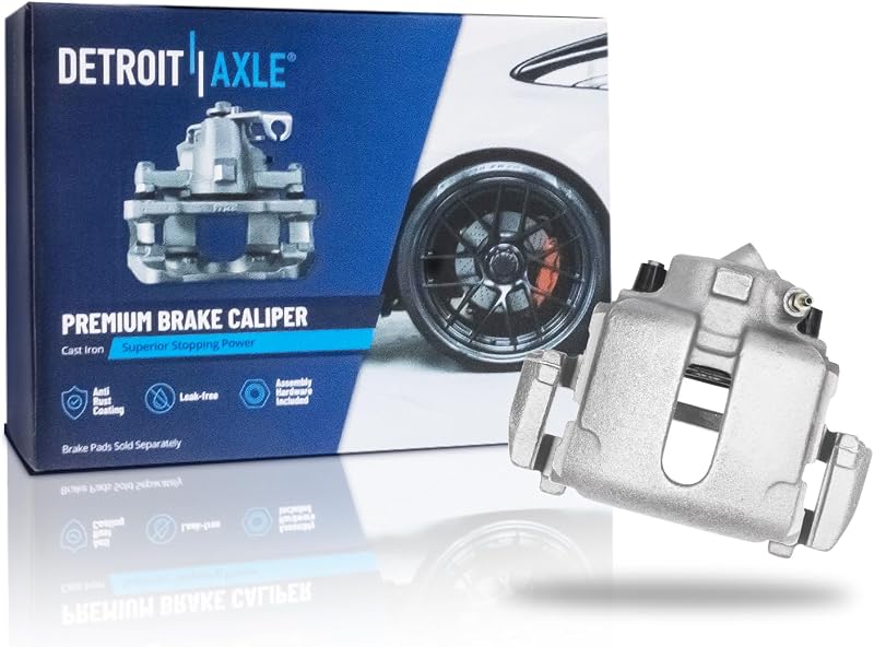 Pinça de freio dianteira esquerda Detroit Axle com suporte para Ford Contour 1998–1999 – 1 unidade