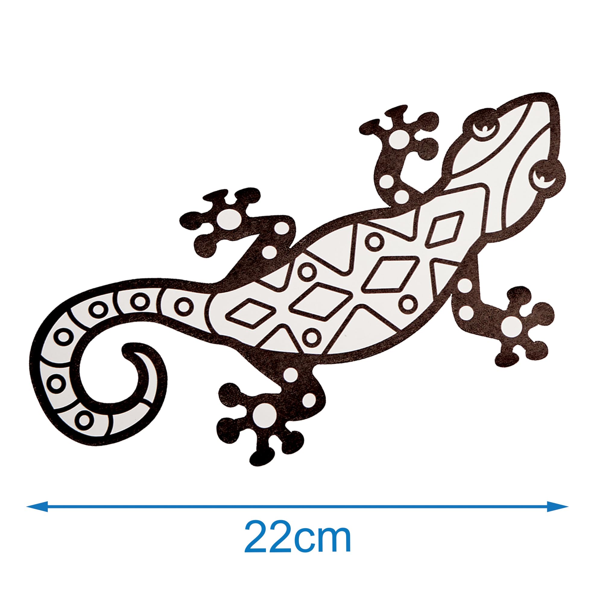 Gecko Fensterdekorationen Zum Ausmalen - 15 Stück Bastelset Für Kinder