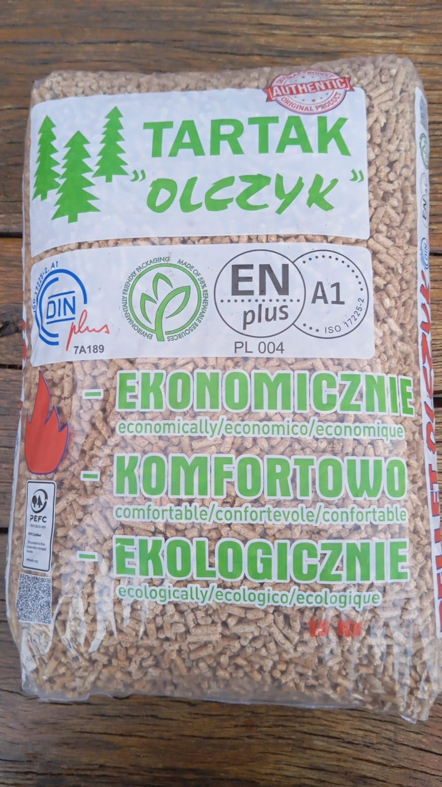 Premium Holzpellets A1 nach ENplus A1 und DINplus zertifiziert 2 x 15 kg