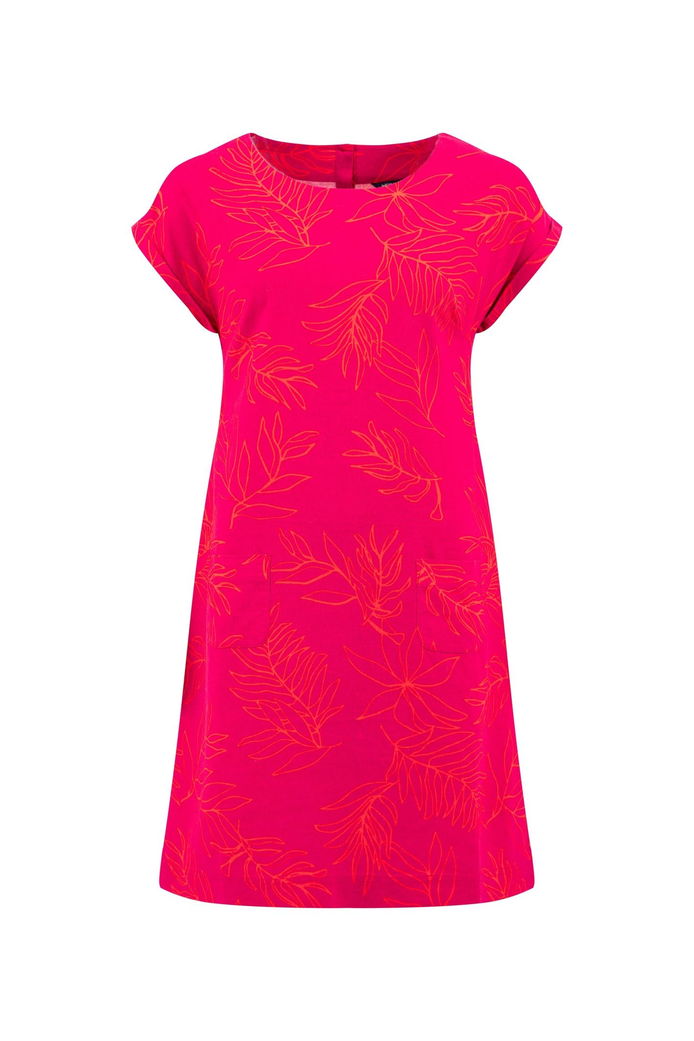 Weird Fish - Women's - Shift Dress - 22 - Dark Pink - Linen