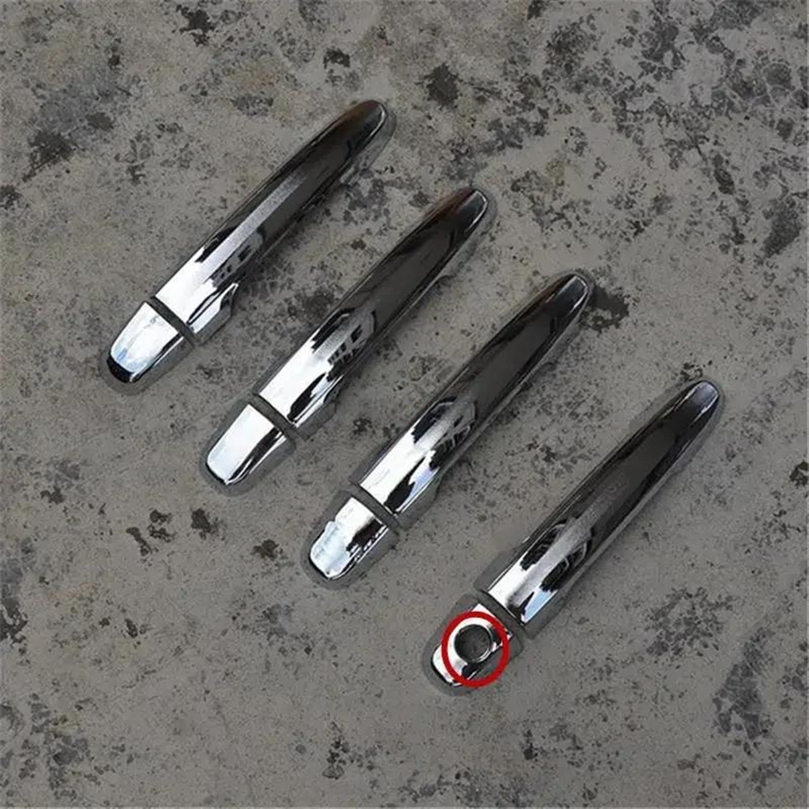 NOHEEU Car Exterior Door Handle Grab Bowl Cover Trim Styling Auto Moldings ABS Accessories for Toyota for Corolla 2004-2012(B)