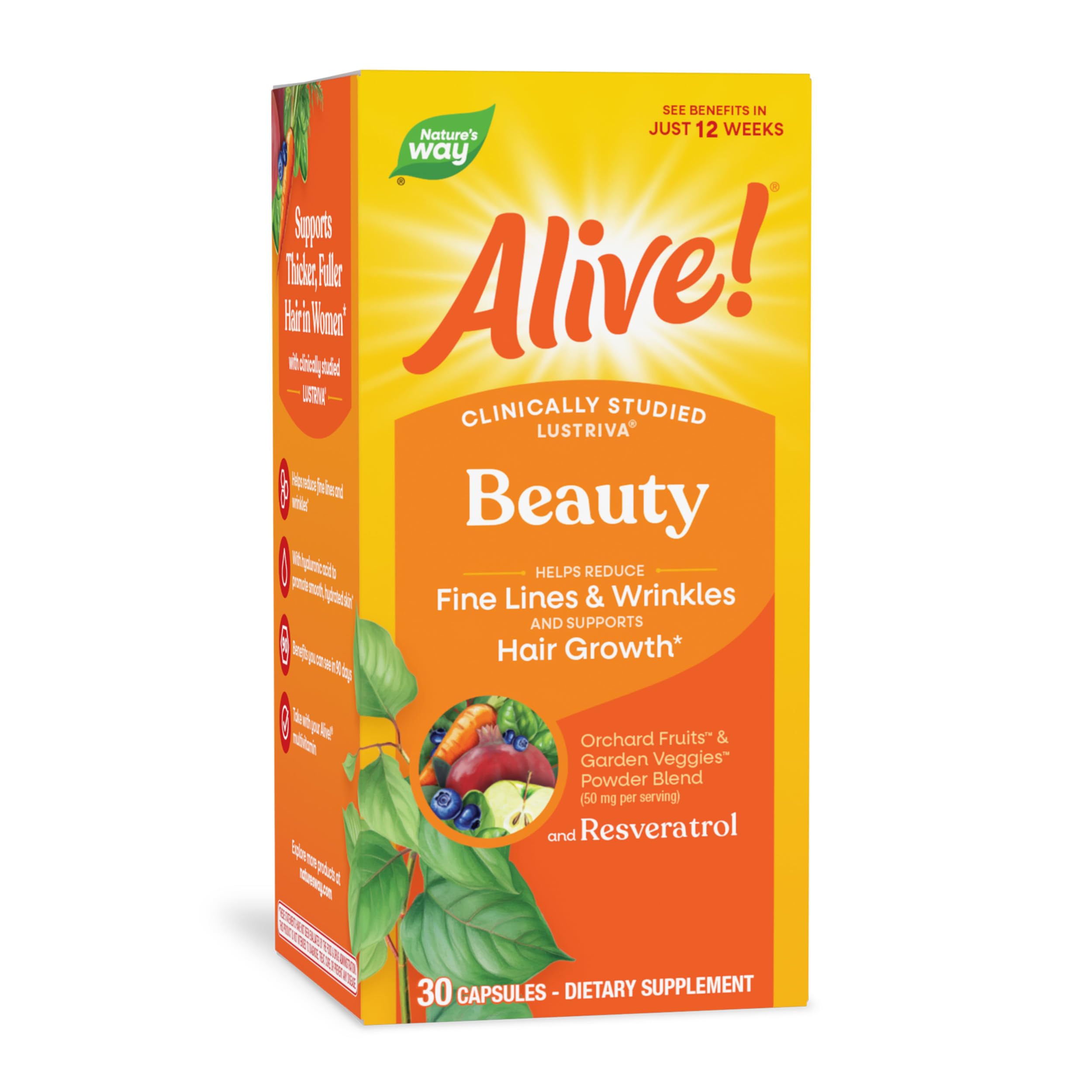 Nature's Way Alive! Beauty Formula, Supports Hair Growth*, 30 ct