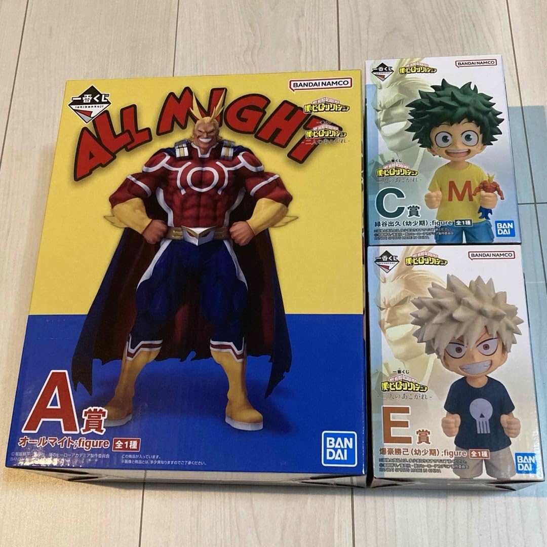 Amazon.co.jp: ヒロアカ 一番くじ オールマイト 爆豪勝己・緑谷出久 