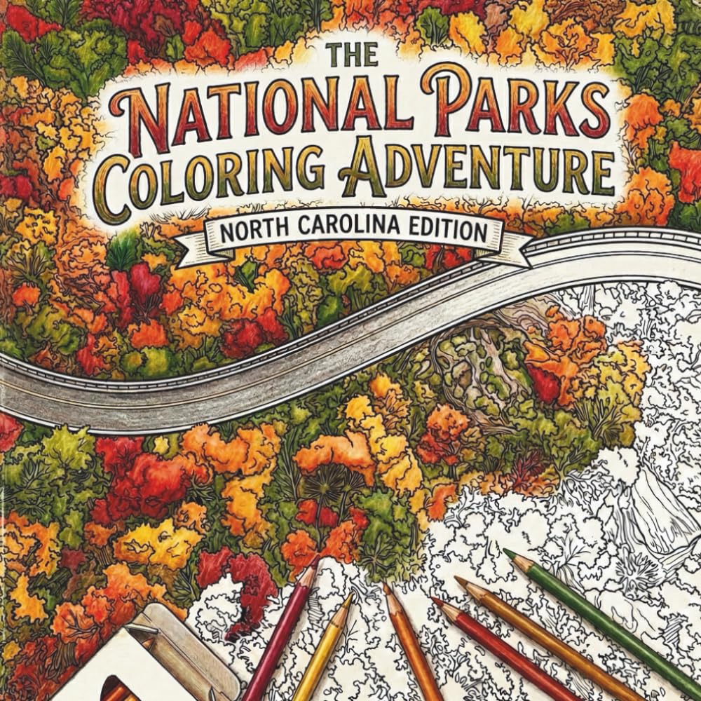 The National Parks Coloring Adventure: North Carolina Edition