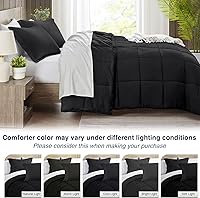Vista 117 de satisomnia Queen Comforter Set Grey, Soft Seersucker Comforters Queen Size Bed, 3 Pieces Lightweight Down Alternative Bedding Comforter Full Sets